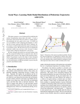 Social Ways: Learning Multi-Modal Distributions of Pedestrian
  Trajectories with GANs