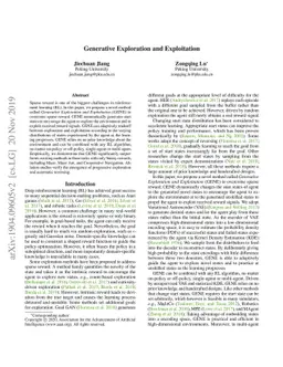 Generative Exploration and Exploitation