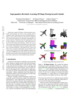 Superquadrics Revisited: Learning 3D Shape Parsing beyond Cuboids