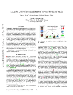 Learning Affective Correspondence between Music and Image
