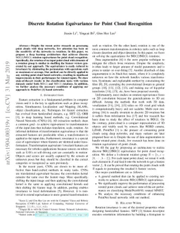 Discrete Rotation Equivariance for Point Cloud Recognition