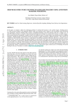 Deep Built-Structure Counting in Satellite Imagery Using Attention Based
  Re-Weighting