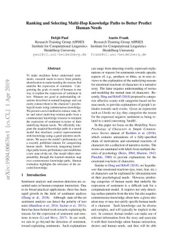 Ranking and Selecting Multi-Hop Knowledge Paths to Better Predict Human
  Needs