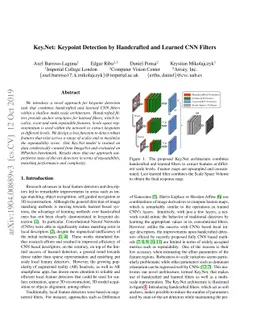 Key.Net: Keypoint Detection by Handcrafted and Learned CNN Filters