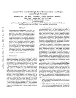 Unsupervised Inductive Graph-Level Representation Learning via
  Graph-Graph Proximity