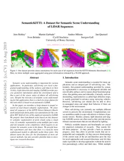SemanticKITTI: A Dataset for Semantic Scene Understanding of LiDAR
  Sequences