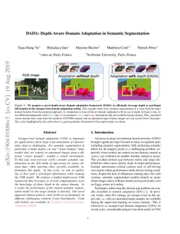 DADA: Depth-aware Domain Adaptation in Semantic Segmentation