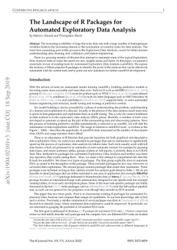 The Landscape of R Packages for Automated Exploratory Data Analysis