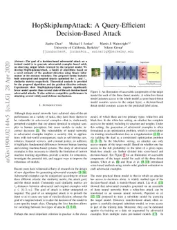 HopSkipJumpAttack: A Query-Efficient Decision-Based Attack