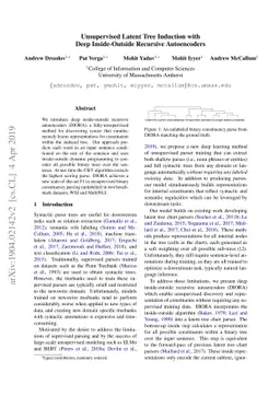 Unsupervised Latent Tree Induction with Deep Inside-Outside Recursive
  Autoencoders
