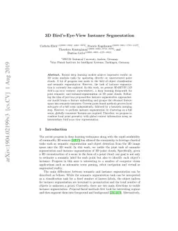 3D-BEVIS: Bird's-Eye-View Instance Segmentation