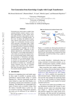 Text Generation from Knowledge Graphs with Graph Transformers