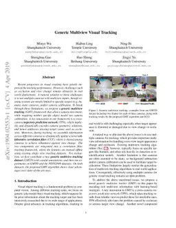 Generic Multiview Visual Tracking