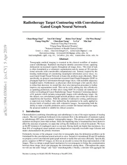 Radiotherapy Target Contouring with Convolutional Gated Graph Neural
  Network