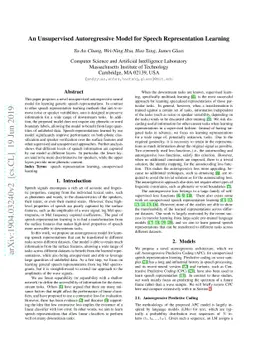 An Unsupervised Autoregressive Model for Speech Representation Learning