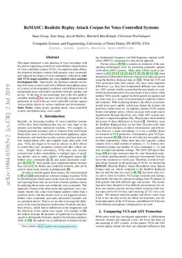ReMASC: Realistic Replay Attack Corpus for Voice Controlled Systems