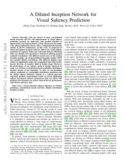 A Dilated Inception Network for Visual Saliency Prediction