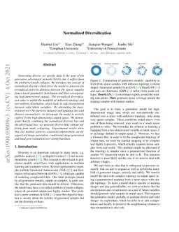 Normalized Diversification