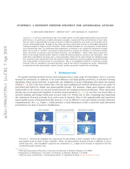 JumpReLU: A Retrofit Defense Strategy for Adversarial Attacks