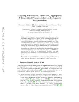 Sampling, Intervention, Prediction, Aggregation: A Generalized Framework
  for Model-Agnostic Interpretations