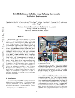 REVERIE: Remote Embodied Visual Referring Expression in Real Indoor
  Environments