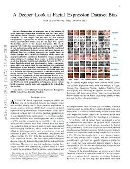 A Deeper Look at Facial Expression Dataset Bias