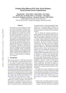 Probing What Different NLP Tasks Teach Machines about Function Word
  Comprehension