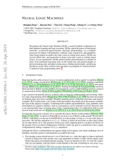 Neural Logic Machines