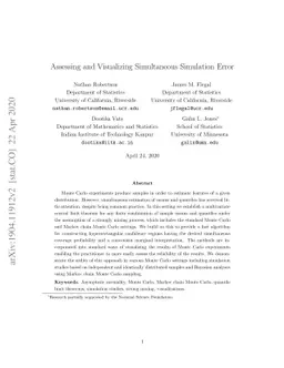 Assessing and Visualizing Simultaneous Simulation Error