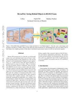 RevealNet: Seeing Behind Objects in RGB-D Scans