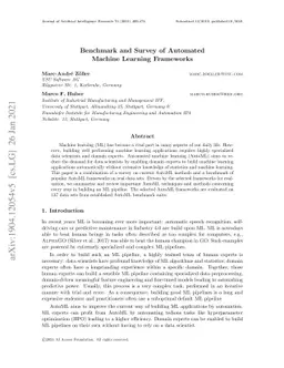 Benchmark and Survey of Automated Machine Learning Frameworks