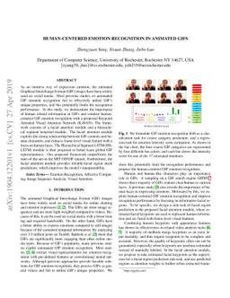 Human-Centered Emotion Recognition in Animated GIFs