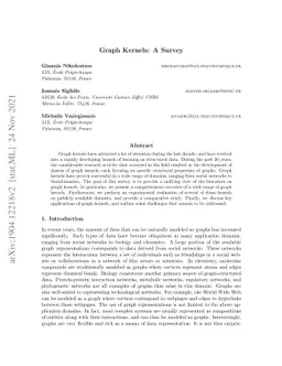 Graph Kernels: A Survey