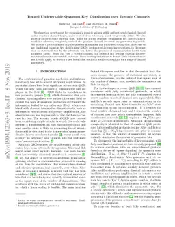 Toward Undetectable Quantum Key Distribution over Bosonic Channels