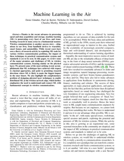 Machine Learning in the Air