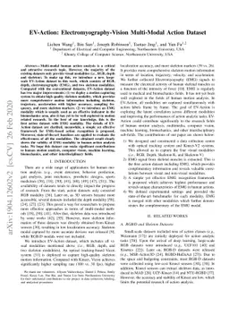 EV-Action: Electromyography-Vision Multi-Modal Action Dataset