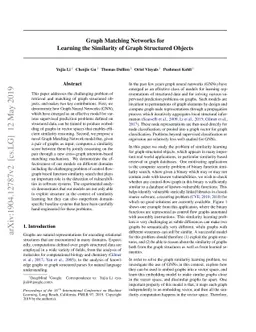 Graph Matching Networks for Learning the Similarity of Graph Structured
  Objects