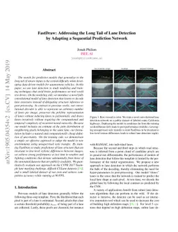 FastDraw: Addressing the Long Tail of Lane Detection by Adapting a
  Sequential Prediction Network