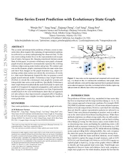 Time-Series Event Prediction with Evolutionary State Graph