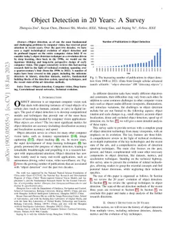 Object Detection in 20 Years: A Survey