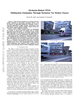 Occlusion-Robust MVO: Multimotion Estimation Through Occlusion Via
  Motion Closure