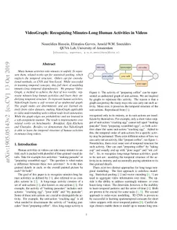 VideoGraph: Recognizing Minutes-Long Human Activities in Videos