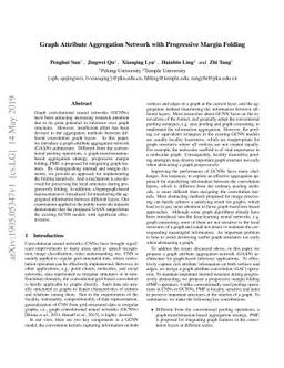 Graph Attribute Aggregation Network with Progressive Margin Folding