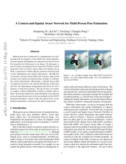 A Context-and-Spatial Aware Network for Multi-Person Pose Estimation