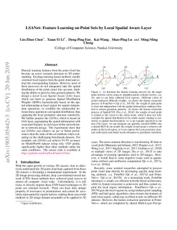 LSANet: Feature Learning on Point Sets by Local Spatial Aware Layer
