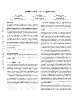 Collaborative Data Acquisition