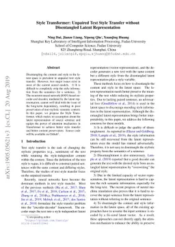 Style Transformer: Unpaired Text Style Transfer without Disentangled
  Latent Representation