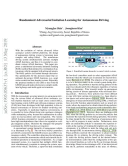 Randomized Adversarial Imitation Learning for Autonomous Driving