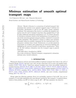Minimax estimation of smooth optimal transport maps