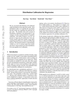 Distribution Calibration for Regression